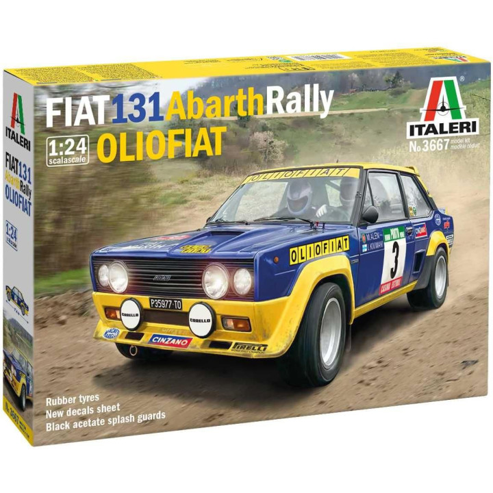 Model Kit auto 3667 - FIAT 131 Abarth Rally OLIO FIAT (1:24)