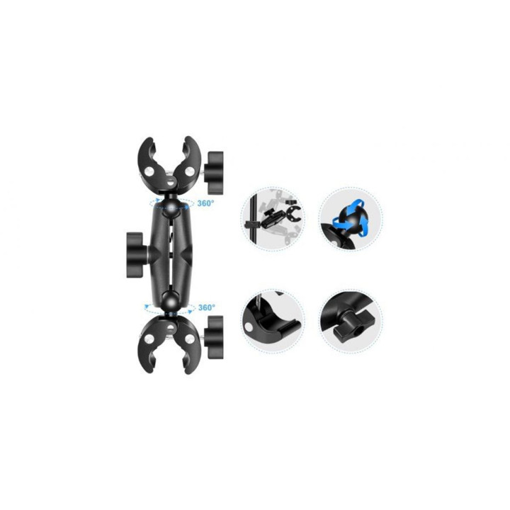 Motorbike Dual-Mount for Action Cameras
