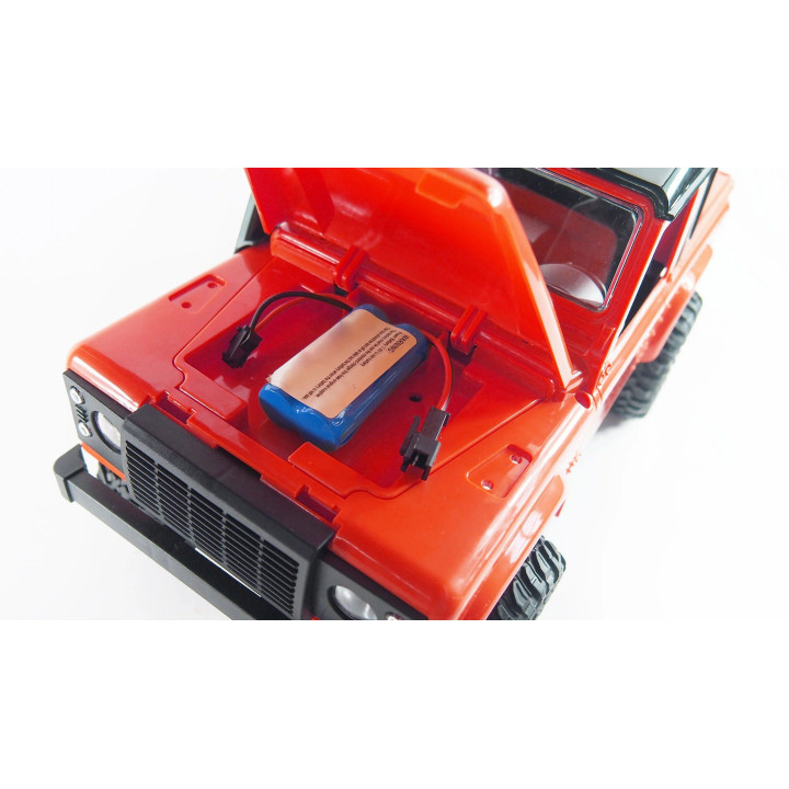 AMEWI RC auto Pick-Up Crawler, červená
