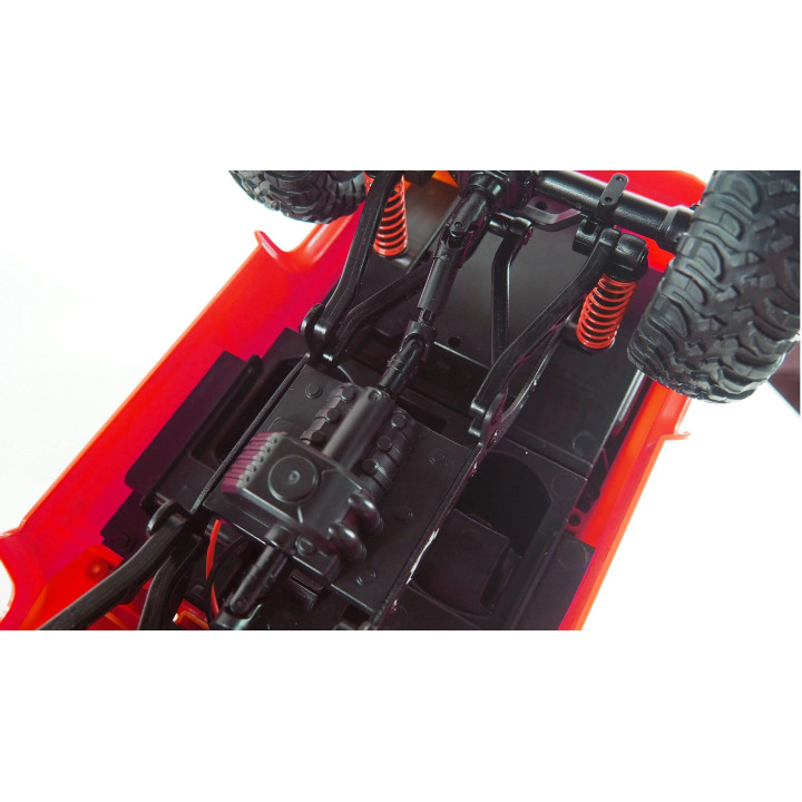 AMEWI RC auto Pick-Up Crawler, červená
