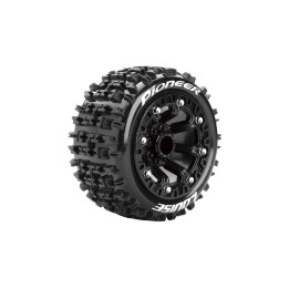 ST-PIONEER SOFT 1/16 12mm hex Black Rims