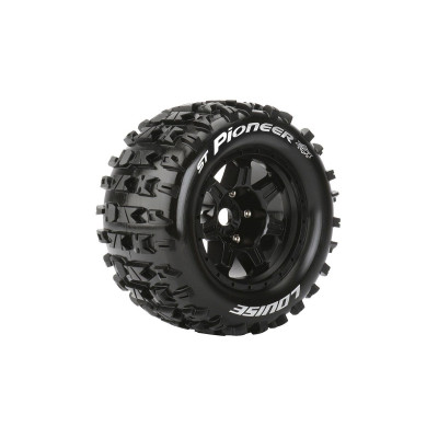 ST-PIONEER SPORT 1/8 1/2 offset 17mm hex Black Rims