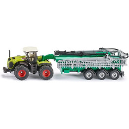 SIKU Farmer - Claas Xerion traktor s cisternou 1:87