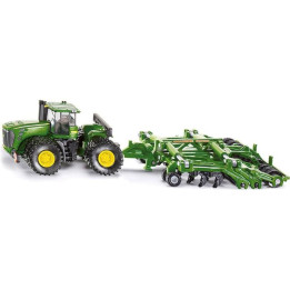SIKU Farmer - John Deere 9630 traktor s bránami Amazone Centaur 1:87