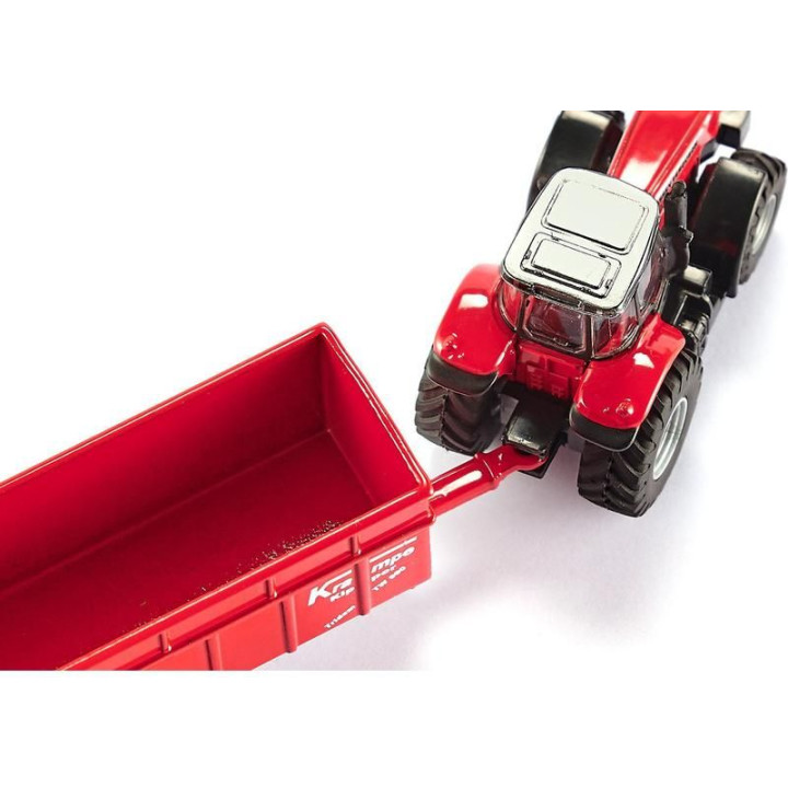 SIKU Farmer - Massey Ferguson traktor s přívěsem 1:87