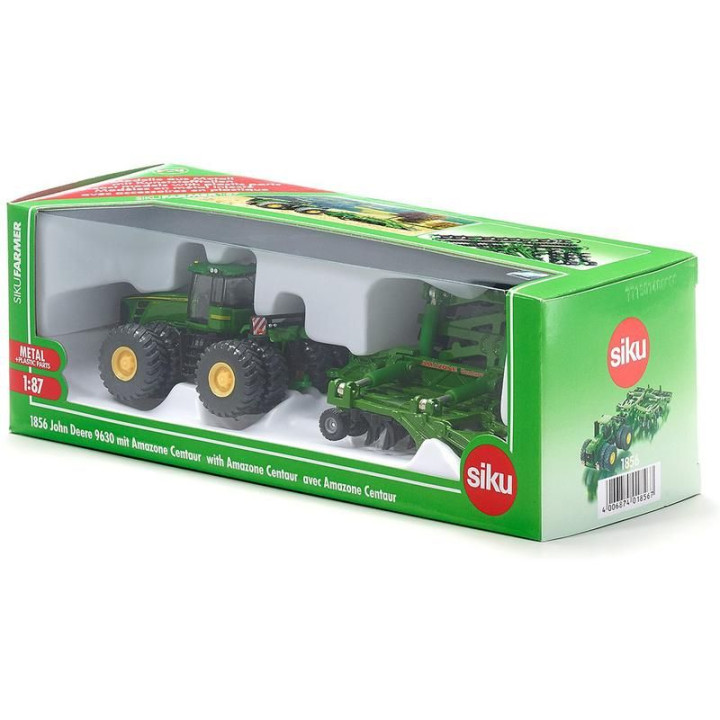 SIKU Farmer - John Deere 9630 traktor s Amazone Centaur 1:87