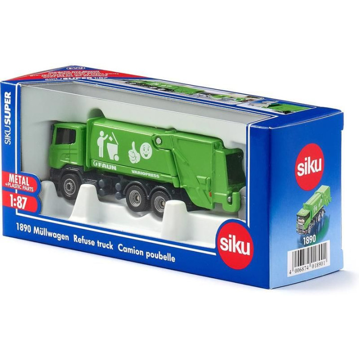 SIKU Super - Scania popelářské auto 1:87