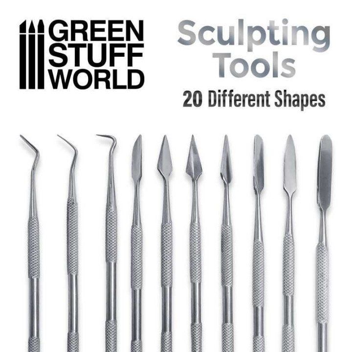 10x Sculpting Tools / 10x sochárske nástroje