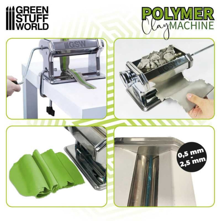 Polymer clay Machine / Lis na polymer