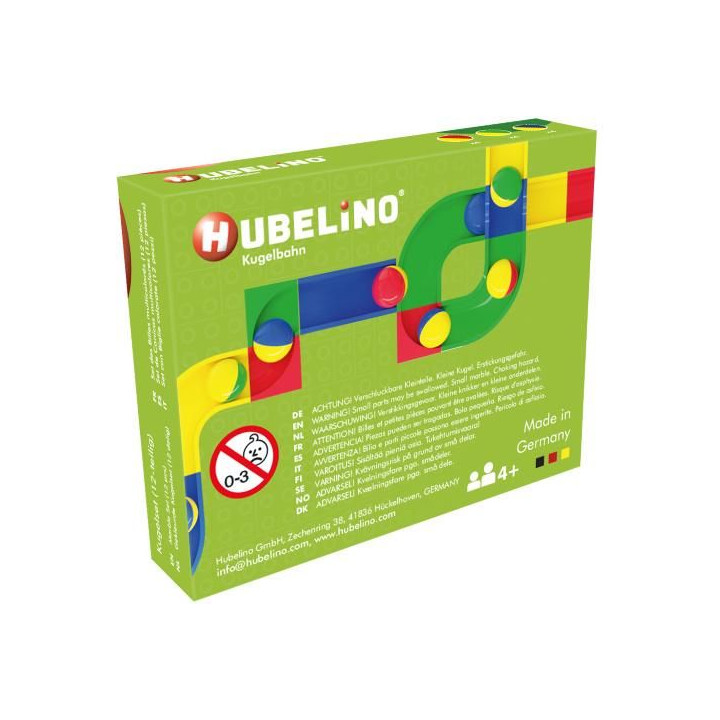 HUBELINO Kuličková dráha - kuličky dvojbarevné 12ks