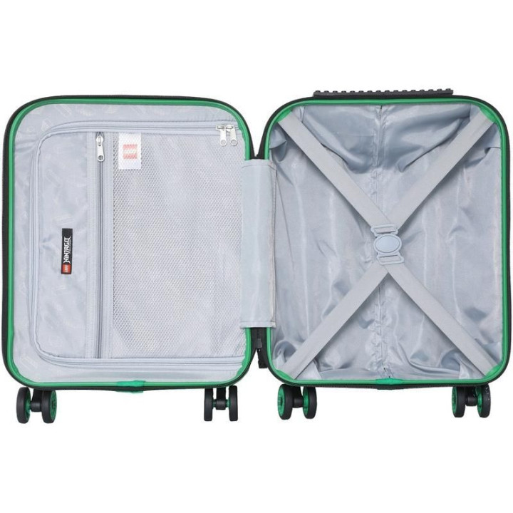 LEGO Luggage Cestovní kufr Play Date 16" - Ninjago Green