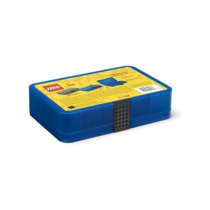LEGO úložný box s přihrádkami - modrý