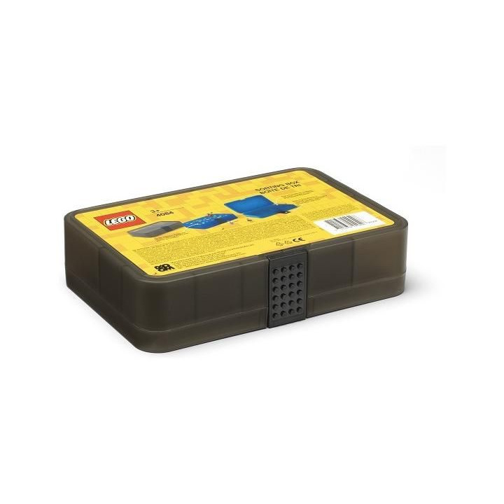 LEGO úložný box s přihrádkami - modrý