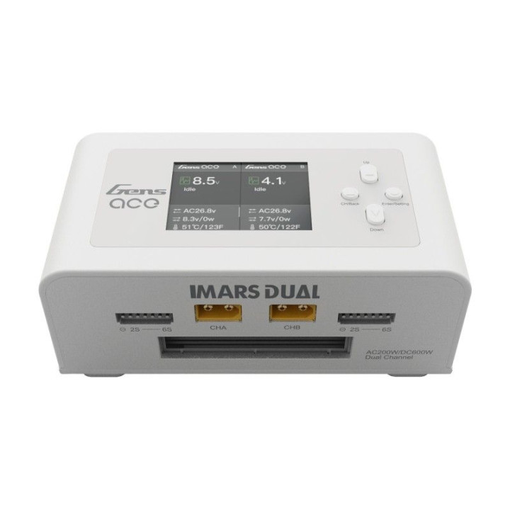 GensAce Imars Dual Channel AC200W/DC300Wx2 Smart Balance RC Charger