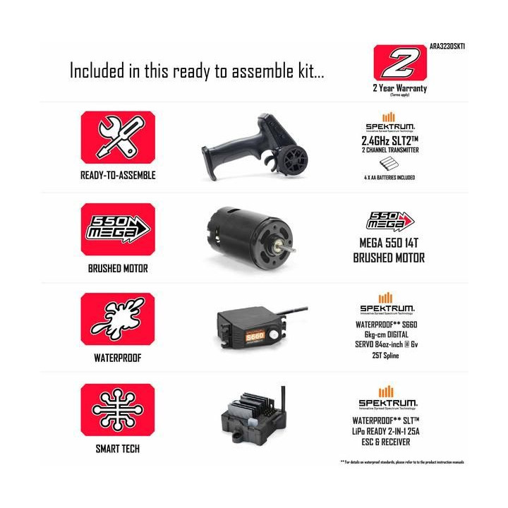 Arrma Gorgon 1:10 Kit Smart RTA