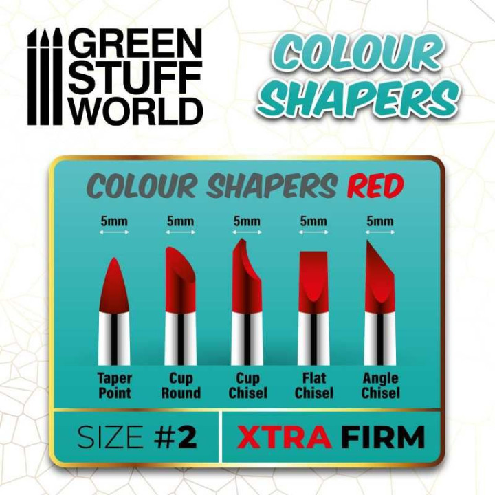 Colour Shapers Brushes SIZE 2 - EXTRA FIRM / Štetce na tvarovanie veľkosť 2 extra pevné