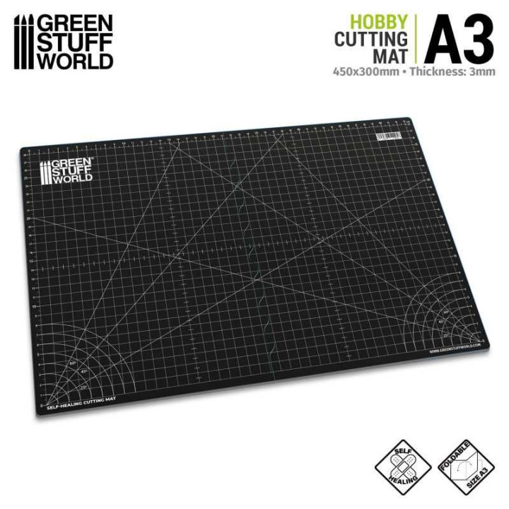 BLACK Cutting Mat A3 / Rezacia podložka A3