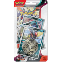 Pokémon: Kingambit Premium Checklane Blister - Obsidian Flames