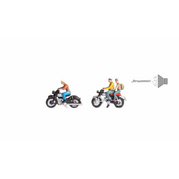 Zvuková scénka - Motorkári