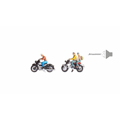 Zvuková scénka - Motorkári