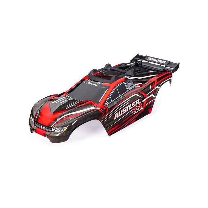 Traxxas karosérie Rustler 4X4 červená
