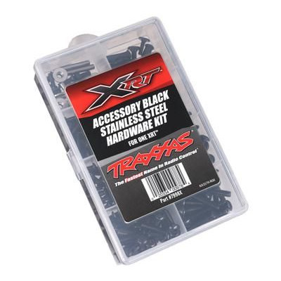 Traxxas sada šroubů nerez černěná (pro XRT)