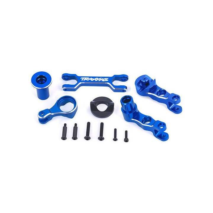 Traxxas páky řízení hliníkové modře eloxované (pro X-Maxx)