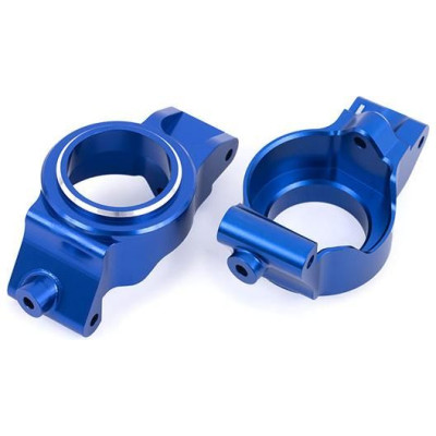 Traxxas závěs těhlice hliníkový modrý (levý a pravý)