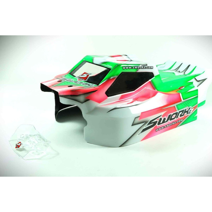SWORKz Falcon 1 Bruggy čirá lexanová karoserie (z 90% předříznutá)