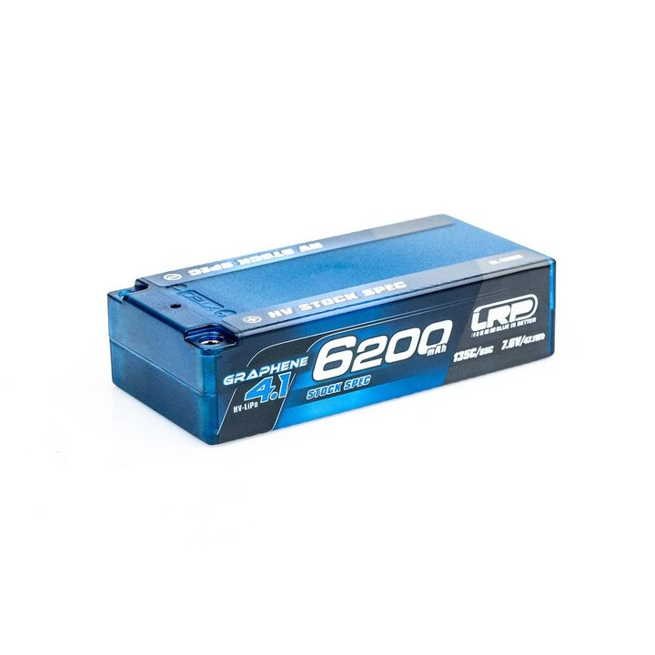 HV Stock Spec Shorty GRAPHENE-4.1 6200mAh Hardcase Akku - 7.6V LiPo - 135C/65C