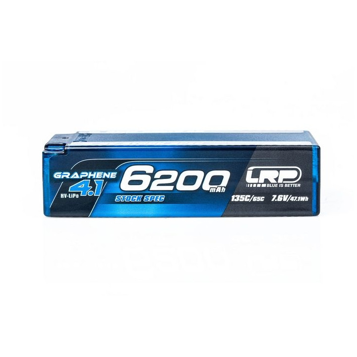 HV Stock Spec Shorty GRAPHENE-4.1 6200mAh Hardcase Akku - 7.6V LiPo - 135C/65C