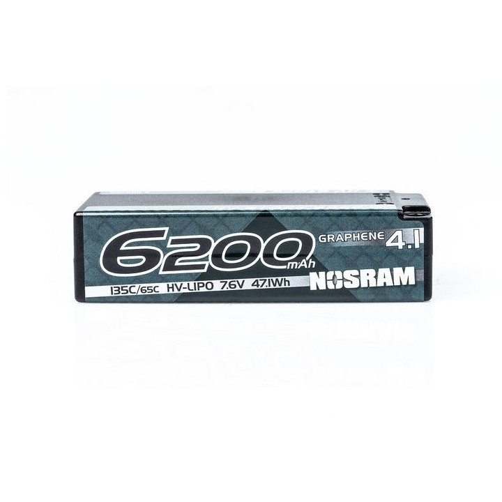 HV Stock Spec Shorty GRAPHENE-4.1 6200mAh Hardcase Akku - 7.6V LiPo - 135C/65C