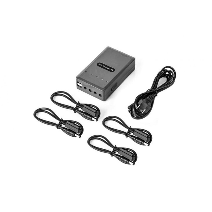 DJI MINI 3/4 - 6v1 GaN Battery Charger with 60% Storage Mode