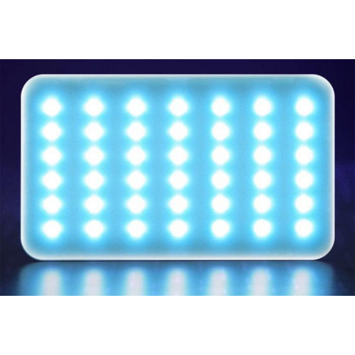 Adjustable RGB LED Light with OLED Screen (With Battery)