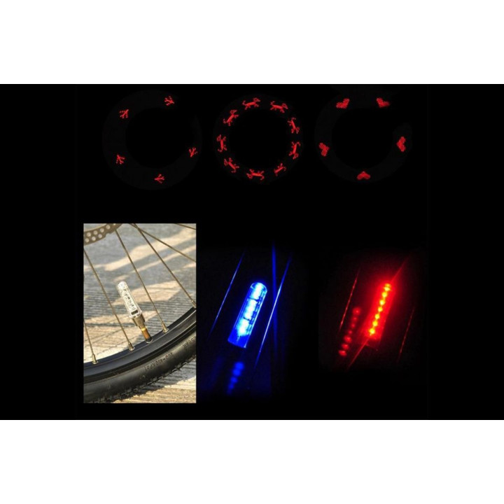 Words-Flashing Valve Lights (With Battery) (Red)
