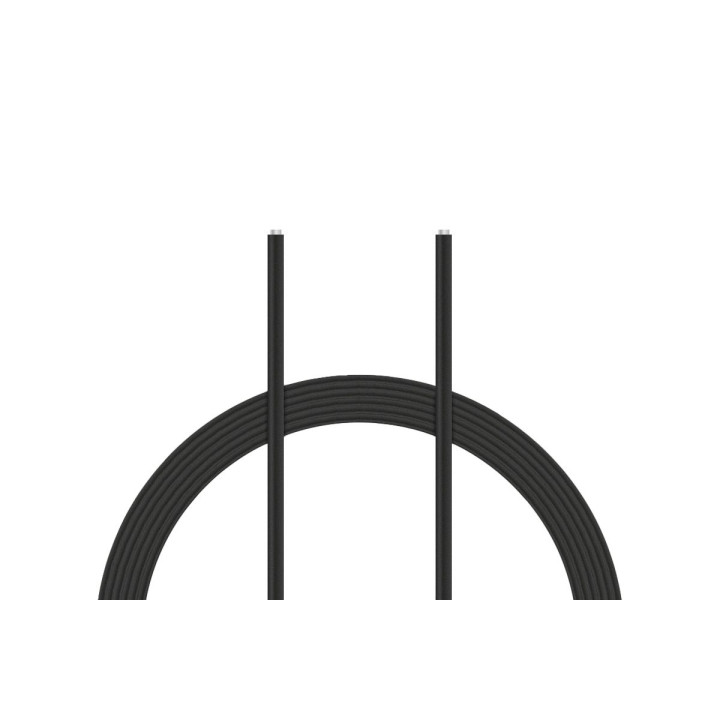 Kabel silikon 0.25mm2 1m (černý)