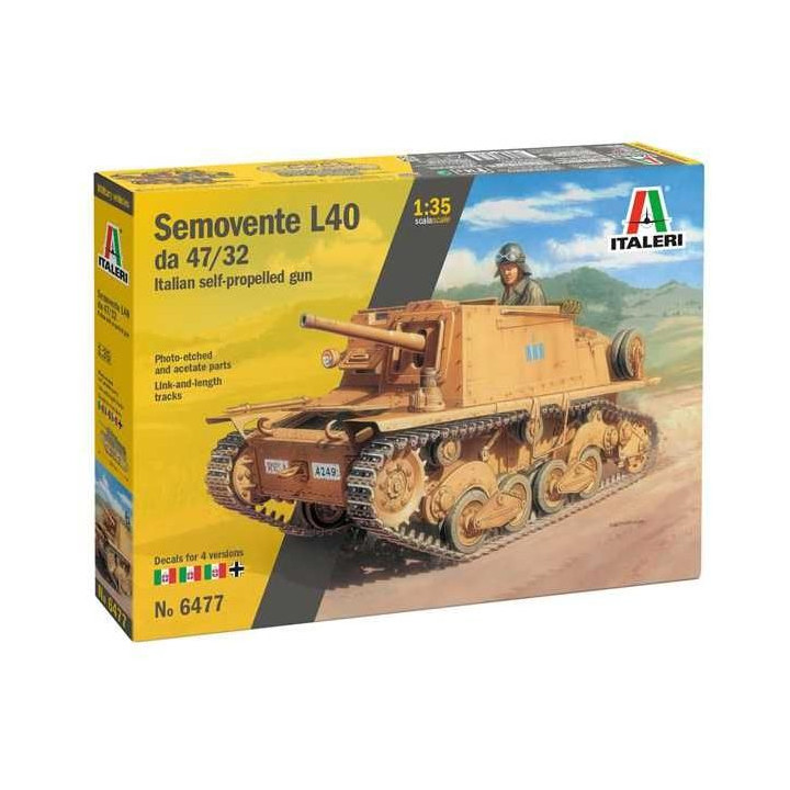 Model Kit military 6477 - Semovente L40 da 47/32 (1:35)