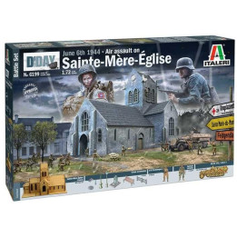 Model Kit diorama 6199 - Battle of Normandy: Saint-Mere-Église 6 June 1944 (1:72)