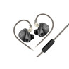 KZ Castor jsou špičková in-ear sluchátka s duálním měničem a možností ladění zvuku, navržená podle Harman křivky s výrazně vylepšenými basy. Nabízejí silnou nízkofrekvenční odezvu s poklesem přes 10 dB v pásmu 40–300 Hz, což zajišťuje hlubší a dynamičtější basy než u běžných Hi-Fi sluchátek. Střední a vysoké frekvence zůstávají vyvážené a čisté. Ideální volba pro audiofily hledající výrazný a plný zvukový projev bez kompromisů ve všech pásmech.