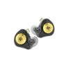 KZ EDX Ultra jsou drátová in-ear sluchátka s mikrofonem určená pro náročné uživatele. Díky dynamickému měniči 10 mm, citlivosti 112 dB a impedanci 26 Ω poskytují výrazný a čistý zvuk. Odnímatelný kabel s 2 pin konektorem a 3,5 mm jackem umožňuje snadnou výměnu či upgrade. Ergonomický tvar zajišťuje pohodlné nošení a stabilní usazení v uchu. Široký frekvenční rozsah od 20 Hz do 40 kHz zachycuje jemné detaily a poskytuje bohatý hudební zážitek při každodenním používání i poslechu hudby ve vyšší kvalitě.