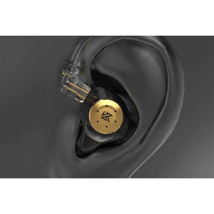 KZ EDX Pro Sluchátka s mikrofonem Black