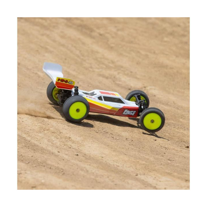 Losi Mini-B 1:16 Buggy Brushless RTR červená