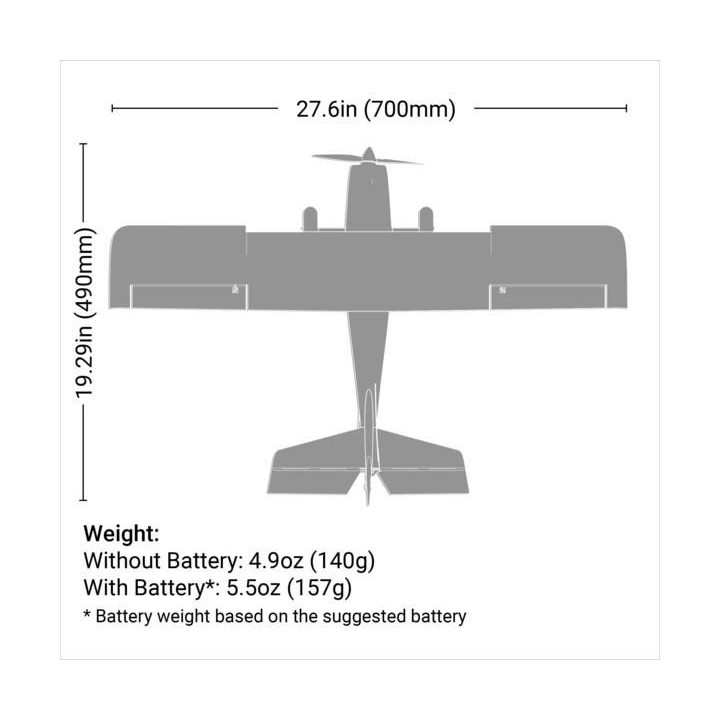 Hobbyzone Apprentice STOL S 0.7m SAFE RTF