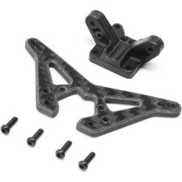 TLR věž tlumičů zadní, uhlík: Mini-B BL