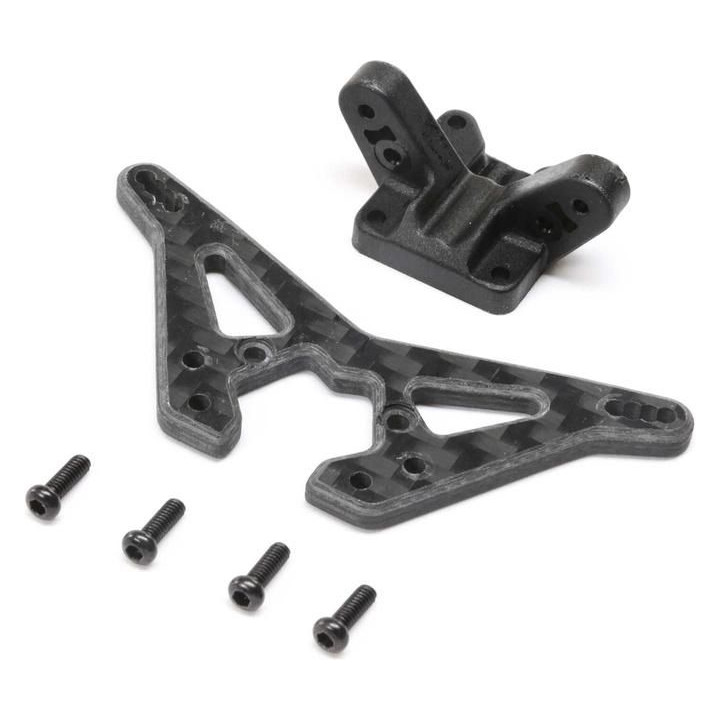 TLR věž tlumičů zadní, uhlík: Mini-B BL