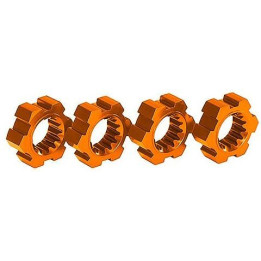 Traxxas náboj kola hliníkový oranžový (2)