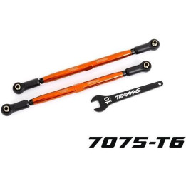 Traxxas spojovačka řízení hliníková oranžová (2) (pro NO7895)