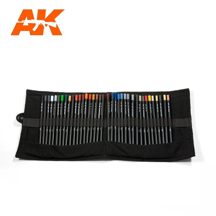 Weathering pencils full range cloth case