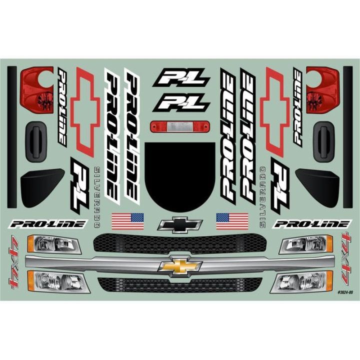 Pro-Line karosérie 1:7 2007 Chevy Silverado: Unlimited Desert Racer