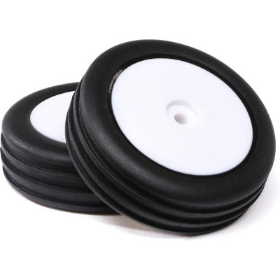 Losi kolo s pneu Wide Body Rib, přední, disk bílý (2): Mini-B